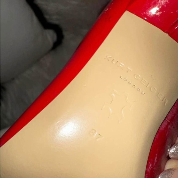 Kurt Geiger red heels - Picture 4 of 4